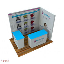 Load image into Gallery viewer, Exhibition Stand (corner) 3x3L Shape