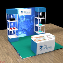Load image into Gallery viewer, Exhibition Stand (corner) 3x3L Shape