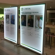 Load image into Gallery viewer, Lightbox Banner Wall - Standing