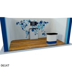 Exhibition Stand (inline) 6x3U Shape